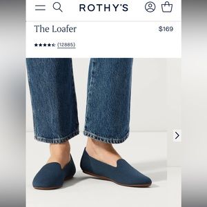 New Rothy’s Navy Loafers